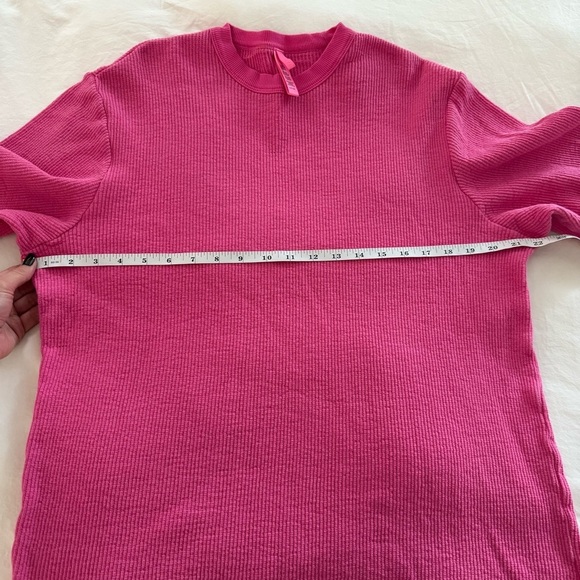 Skims Waffle Long Sleeve Shirt - Picture 6 of 7